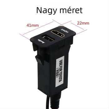 Toyota autó USB hangbemeneti és HDMI videó bemeneti adapter