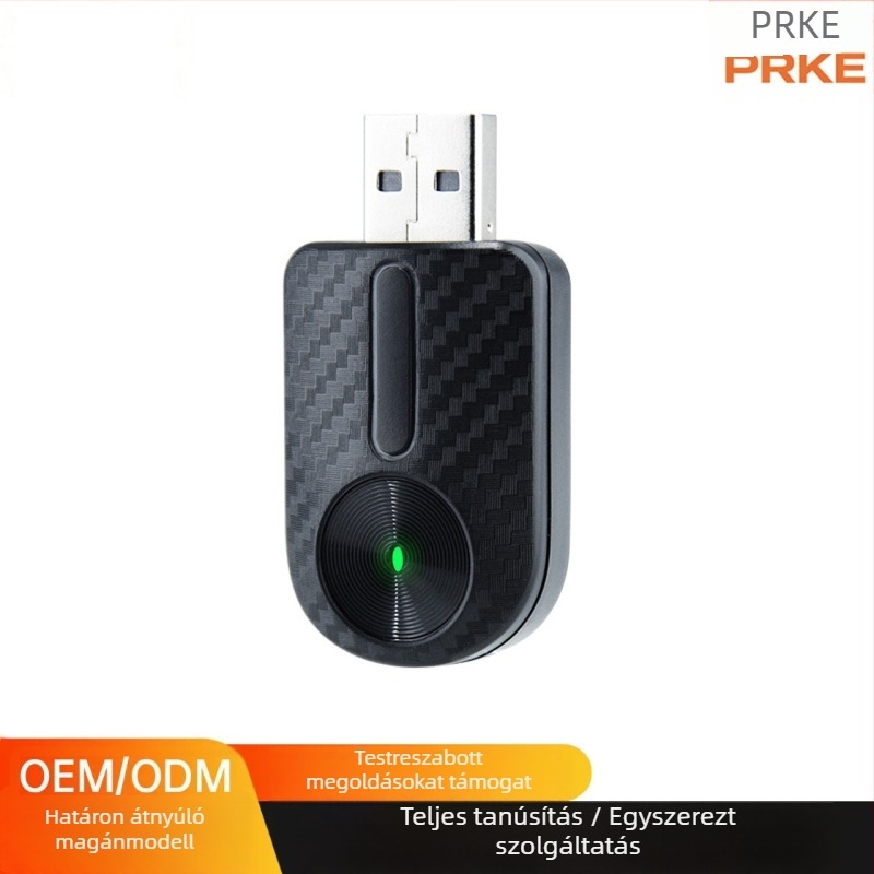 2-in-1 vezeték nélküli CarPlay doboz autókhoz, Android tükröző képernyő, Perrico K10, 30 g