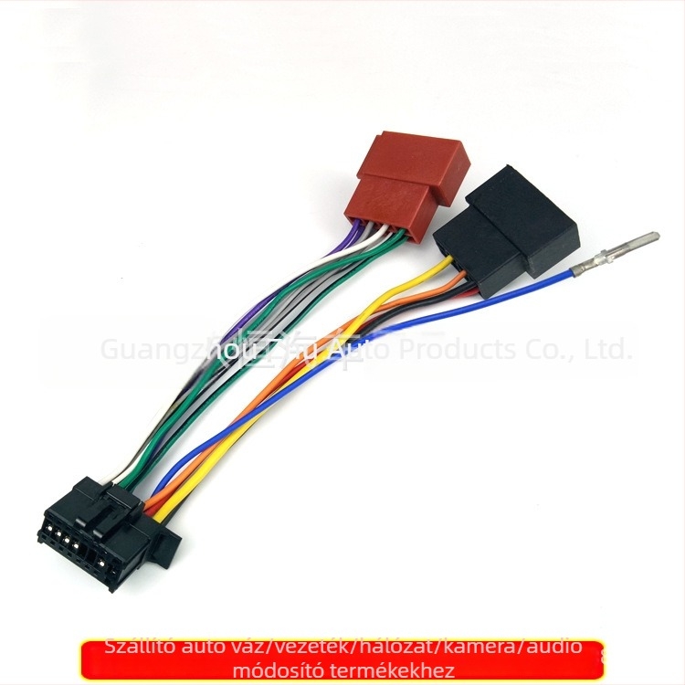 Pioneer ISO vezeték-hárnesz CD lejátszóhoz – Tail-Line adapter, Fengdu, 12V, 30 g