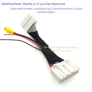 MA-22 Mazda CX-5 visszaforduló kamera adapter kábel, réz, súly 0,1 kg