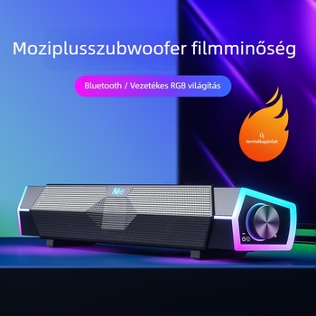 Asztali Bluetooth hangrendszer subwooferrel – 2 hangsugáró, 6W, Bluetooth 5.0, 100Hz–20kHz, SNR ≥60dB, IPX5