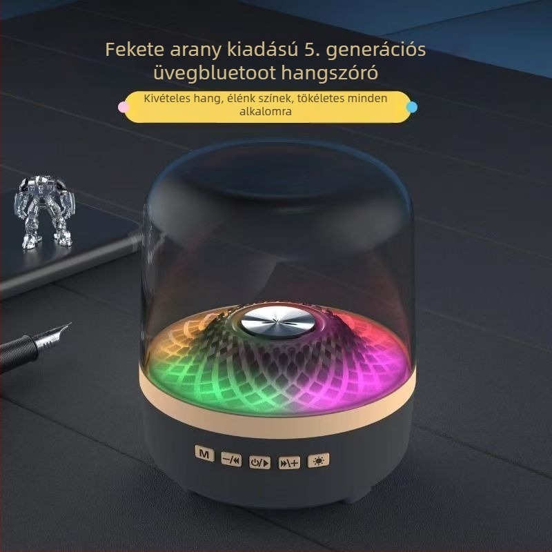 Vezeték nélküli Bluetooth hangsugadó asztali és otthoni használatra — Bluetooth 5.0, 5W, 100 Hz–20 kHz, SNR ≥75 dB, beépített akkumulátor 300–500 mAh
