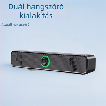 Számítógép hangszórók USB‑vezetékes asztali, kettős csatornás 2.0, 3W, 40Hz–20kHz, 3,5 mm jack