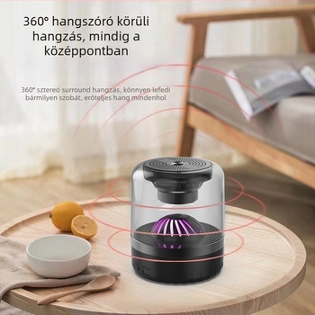 Vezeték nélküli Bluetooth hangszóró Hi‑Fi hangzással, Bluetooth 5.3, 3W kimenet, 100 Hz–20 kHz frekvenciatartomány, memóriakártyahely, beépített 500–800 mAh akkumulátor