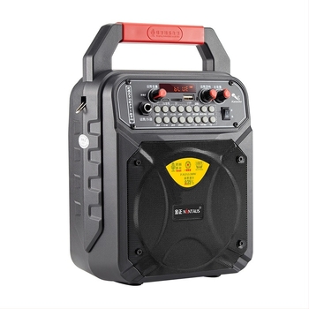 A1 Square Dance hordozható Bluetooth hangszóró - 10W, 100Hz-20kHz, SNR >=75dB, 2000-4000mAh, cserélhető akkumulátor