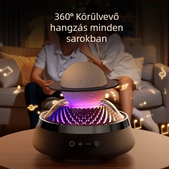 Bluetooth aromaterápiás hangszóró éjszakai fénnyel – 5W, beépített akkumulátor, 10 m hatótáv, Bluetooth 5.3, 20Hz–20kHz