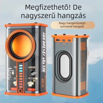Bluetooth hangszóró IPX7 vízálló, 5W teljesítmény, Bluetooth 5.0, beépített akkumulátor 500–800 mAh, frekvenciatartomány 30 Hz–15 kHz