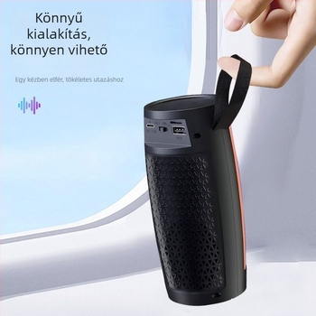 Bluetooth hangsugó kültéri és otthoni használatra, hordozható sztereó, IPX7 vízálló, USB/TF-kártya, 100Hz-20kHz, SNR ≥70dB