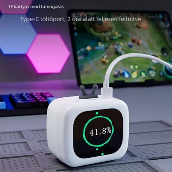 SU7 Bluetooth hangszóró kijelzővel, mélynyomóval, beépített akkumulátorral, Bluetooth 5.3, 60Hz-15kHz