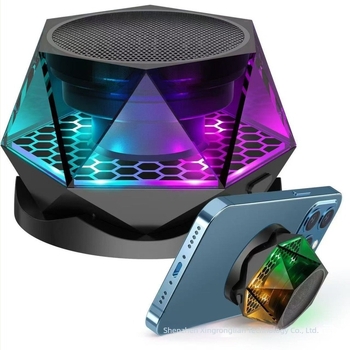 G300 Mágneses Bluetooth hangfal RGB világítással, Bluetooth 5.3, 5W kimenet, beépített akkumulátor 300–500mAh, frekvenciatartomány 20Hz–20kHz, SNR ≥85dB