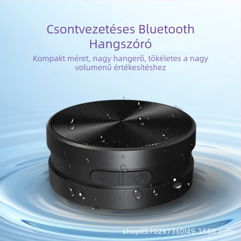 Csontvezetéses Bluetooth hangszóró IPX6 vízálló, 4.5W kimenet, Bluetooth 5.0, beépített 300–500mAh akkumulátor, 10 m hatótávolság