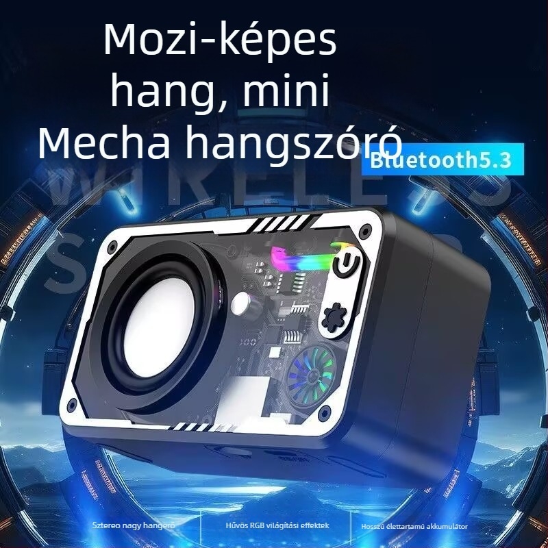 Bluetooth hangszóró Bluetooth 5.0, kettős meghajtó, IPX7 vízálló, beépített 1200–2000mAh akkumulátor, frekvencia-válasz 100Hz–20kHz