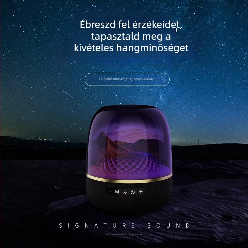 Asztali Bluetooth hangfal 5 hangszóróval, 130W, Bluetooth 5.3, beépített 6000mAh akkumulátor, frekvenciatartomány 100 Hz–20 kHz