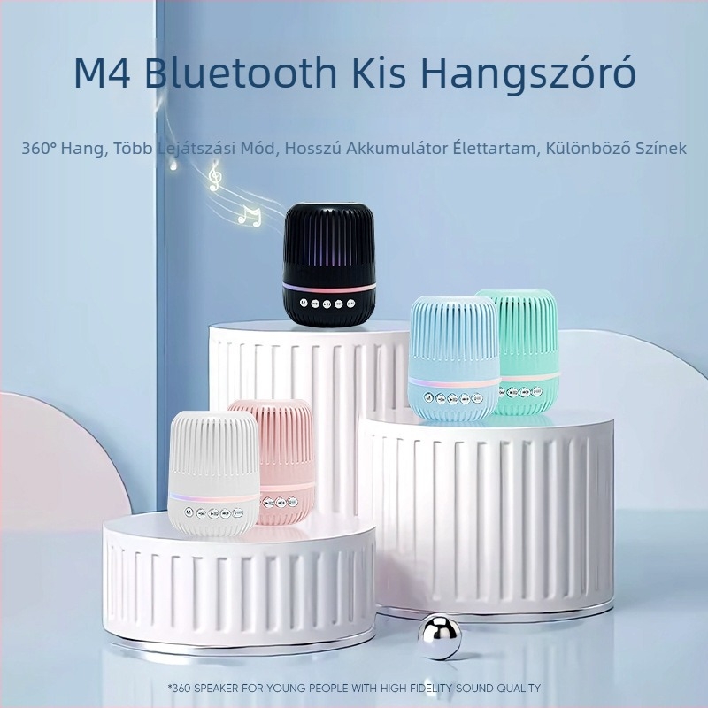 Bluetooth mini hangszóró beépített akkumulátorral, 5W, Bluetooth 5.3, 117Hz-20kHz, SNR ≥75dB