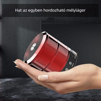 Fémes mini Bluetooth hangszóró kártya slottal | 3W | 100 Hz–20 kHz | IPX2 | Beépített akkumulátor 300–500 mAh