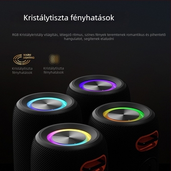 Kültéri nagy teljesítményű vezeték nélküli Bluetooth hangszóró, IPX6 vízálló, 30W, Bluetooth 5.1, 60Hz-15kHz, beépített 2000-4000mAh akkumulátor