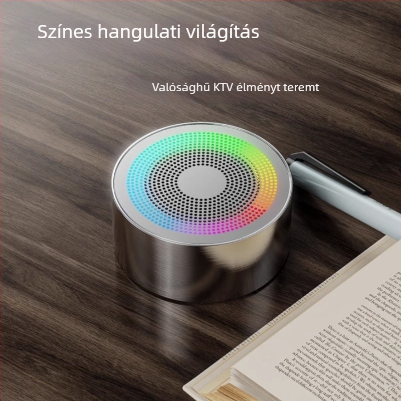 Kültéri vezeték nélküli Bluetooth hangszóró, hordozható mini, 10W, Bluetooth 5.0, 20 Hz-20 kHz, SNR ≥70 dB, beépített akkumulátor 300-500 mAh, 10 m hatótávolság