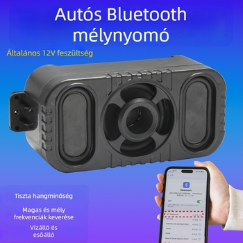 Nothing Kültéri Bluetooth kerékpáros hangszóró — 12V, vízálló, mélynyomó
