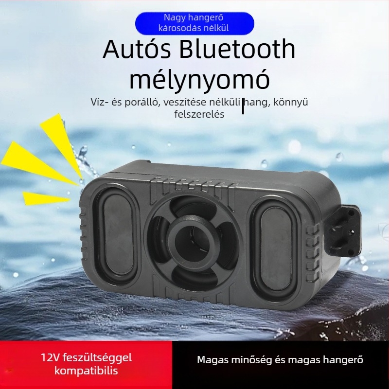 Nothing Kültéri Bluetooth kerékpáros hangszóró — 12V, vízálló, mélynyomó