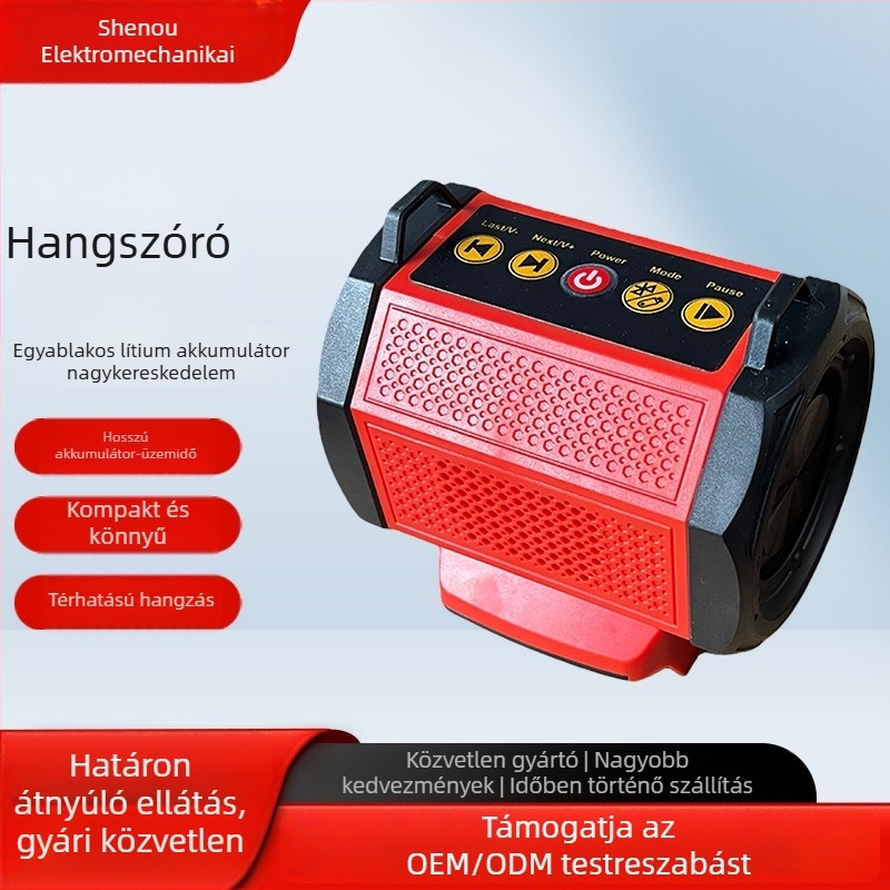 Bluetooth hangszóró USB interfésszel és mély basszussal, kültéri hordozható hangrendszer három hangszóróval