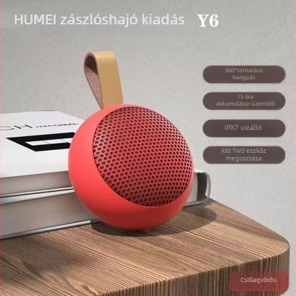 Bluetooth vezeték nélküli hangszóró mágneses mini dizájnnal, kültéri vízálló, hordozható TF-kártya slot, subwoofer, kiváló hangminőség