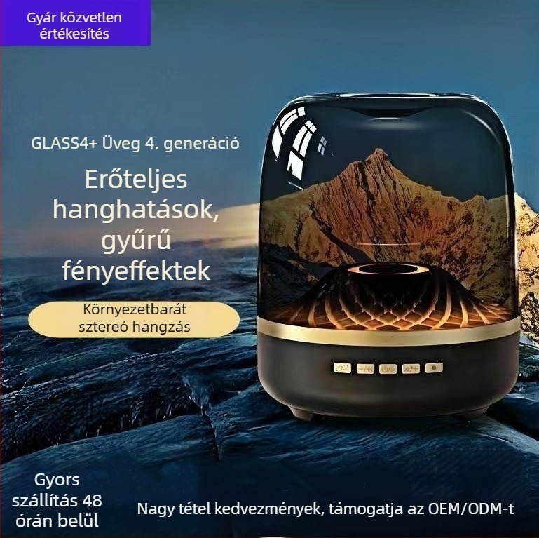 Mini Bluetooth hangszóró, 5 W, 100 Hz–20 kHz frekvenciasáv, Bluetooth 5.3, beépített akkumulátor 300–500 mAh, hatótávolság 10 m