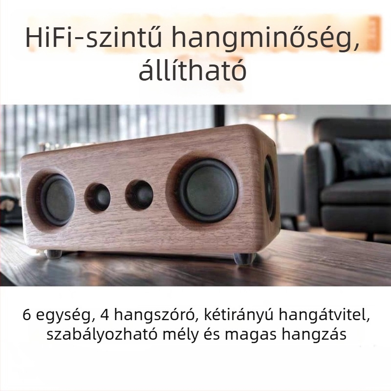 Diófa Bluetooth hangsugárzó beépített akkumulátorral, 30W, 60 Hz–15 kHz, BT 5.1