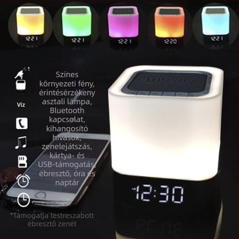 Bluetooth-hangszóró, két hangszóróval, Bluetooth 5.0, 100 Hz–20 kHz frekvenciasáv, 10 m hatótáv, beépített 2000–4000 mAh akkumulátor