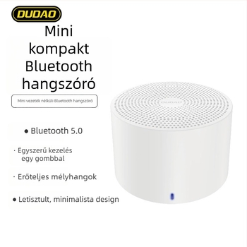 Y12 Bluetooth hangszóró mini szubwooferrel (Bluetooth 5.0, 10W, 100 Hz–20 kHz, ≥95 dB SNR, 10 m hatótávolság)