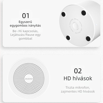 Y12 Bluetooth hangszóró mini szubwooferrel (Bluetooth 5.0, 10W, 100 Hz–20 kHz, ≥95 dB SNR, 10 m hatótávolság)
