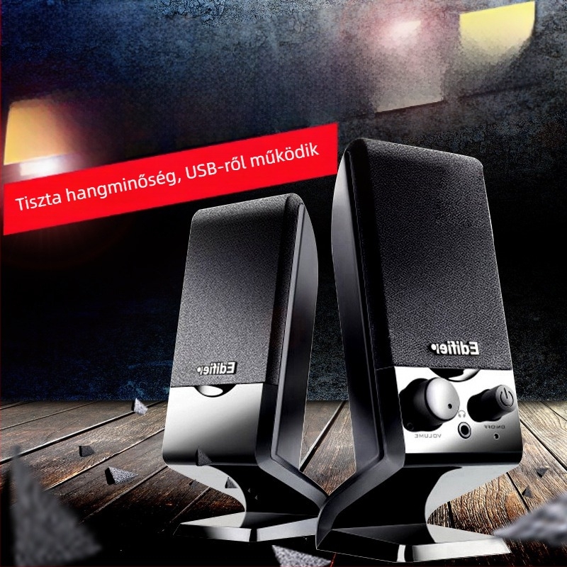 Edifier R10U számítógépes hangszórók USB és 3,5 mm-es audio csatlakozóval