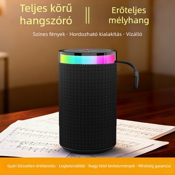 W-16 Bluetooth hangszóró – 10W, beépített 800–1000mAh akkumulátor, Bluetooth 5.3, frekvenciatartomány 60Hz–15kHz, hatótáv 10 m