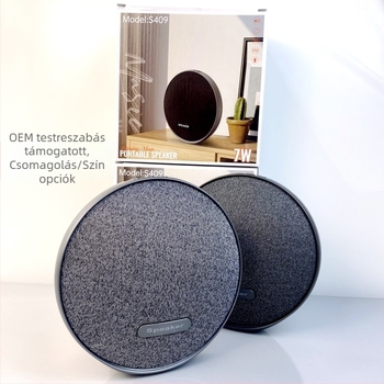 Hordozható Bluetooth hangszóró 3 hangszóróval, IPX5 vízálló, frekvencia-tartomány 60 Hz–15 kHz, Bluetooth 5.3, beépített akkumulátor 1200–2000 mAh