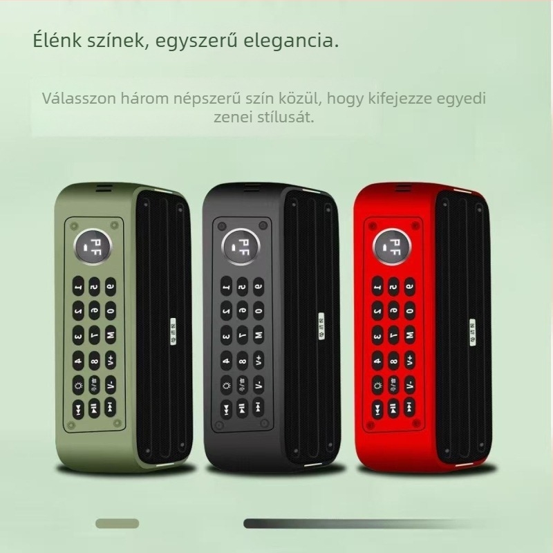 Qingyue S9 Kültéri vezeték nélküli hangszóró szubwooferrel – 2 hangszóró, IPX6 vízálló, 60Hz–15kHz, SNR ≥75dB, Bluetooth 2.0