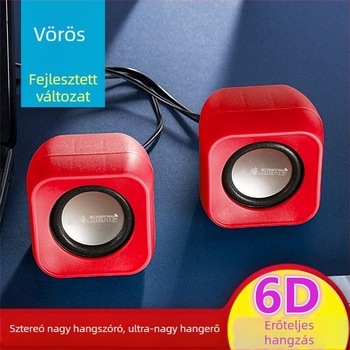 Számítógépes hangszórók USB interfésszel, 3,5 mm-es jack, 40 Hz-20 kHz, 3W, 2 csatornás