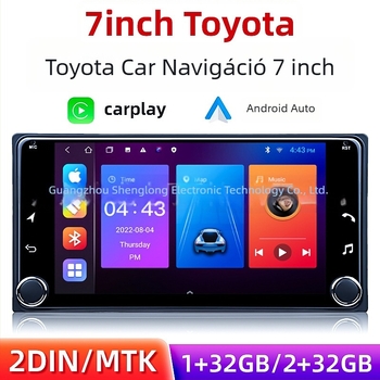 Android navigáció Toyota Corollahoz hardverrel és IPS kijelzővel — 12V táplálás, tömeg 1 kg, testreszabható konfiguráció, 1 év garancia