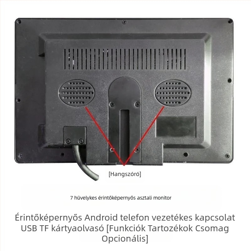 7 colos autós kijelző Bluetooth-szal, MP5 lejátszóval, telefonos kapcsolattal, érintőképernyővel és hátrameneti képpel