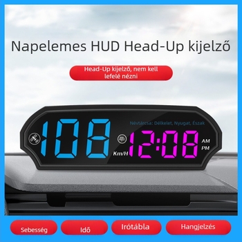 Autóhoz való HUD kijelző LED-kijelzővel, Modell G-3, GPS bemenet, PC+ABS