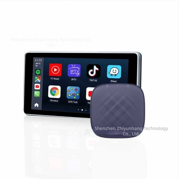 Vezetékes CarPlay-szal kompatibilis vezeték nélküli CarPlay doboz autókhoz — ABS anyag, LCD kijelző, 64 g tömeg, Neutral márka