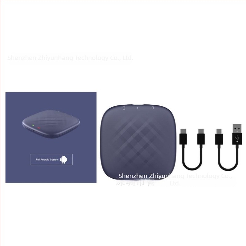 Vezetékes CarPlay-szal kompatibilis vezeték nélküli CarPlay doboz autókhoz — ABS anyag, LCD kijelző, 64 g tömeg, Neutral márka