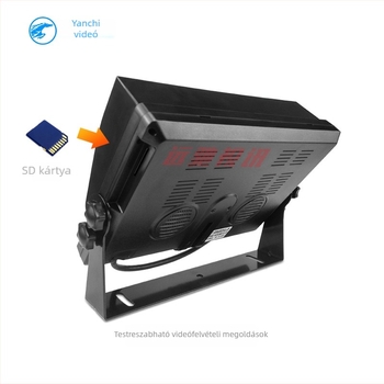 GP906 Autó LCD kijelző — Éjjellátó AHD, Többsávos IPS, műszerfal kijelző, Felbontás 800x480/1024x600, 12-36V, PAL/NTSC