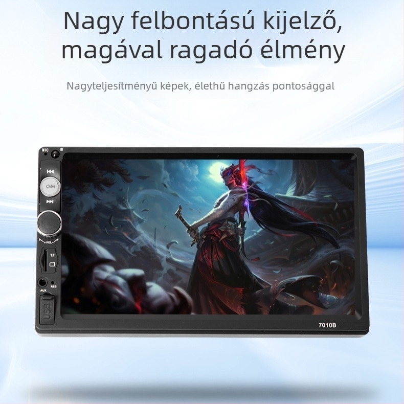 Érintőképernyős autós LCD kijelző, felbontás 800x480, CVBS bemenet, PAL/NTSC kompatibilis