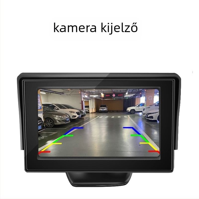 Visszafelé nézet kijelző, TFT LCD kijelző, 800x480 felbontás, univerzális kompatibilitás, N/P bemeneti jel