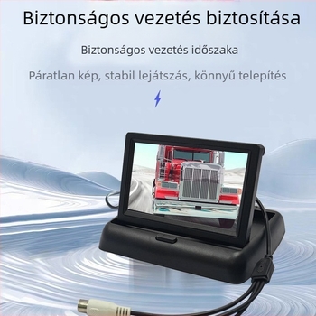 Tongjie járműre szerelt LCD monitor ZD4301, CVBS bemenet, 480x272 felbontás, 12-24V