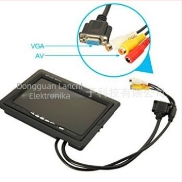 Autó LCD-kijelző, TFT LCD kijelző, 800x480 RGB felbontás, videó bemenet, modell L0728G