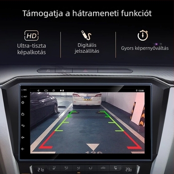 Autó LCD kijelző A100 Androiddal, GPS visszafelé funkcióval, okostelefon-kapcsolat, HD kijelző, több felbontás támogatott