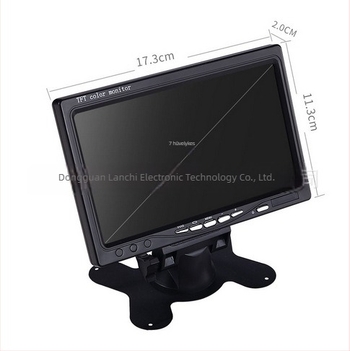 Norvision L0768V Autó LCD-kijelző — TFT LCD, 1024x600, AHD bemenet, PAL