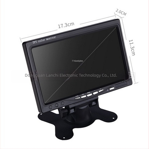 Norvision L0768V Autó LCD-kijelző — TFT LCD, 1024x600, AHD bemenet, PAL