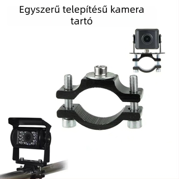 Teherautó-kameratartó 360°-os forgással oldalsó nézethez, négykamerás kijelzővel