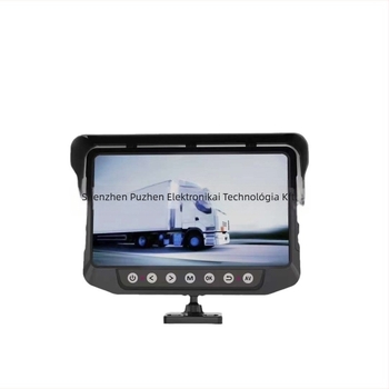 Autóba szerelt LCD-monitor ABS házzal, IPS panel, AHD bemenet, 1024x600 felbontás, modell PZ914